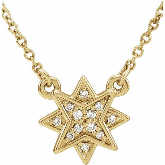 Elegant Layered Diamond Necklace in 14K Gold for Women