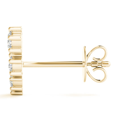 Elegant 14K Diamond Ear Climbers - 1/4 CTW Sparkling Earrings